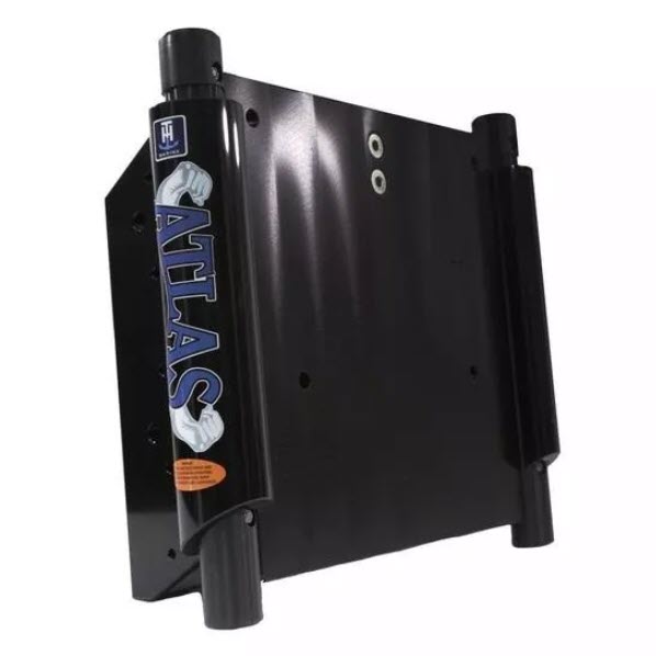 8" Atlas Hydraulic Jack Plate (Black Anodized) by T-H Marine