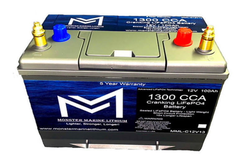 Monster Marine 12V 100Ah 1300CCA Cobra
