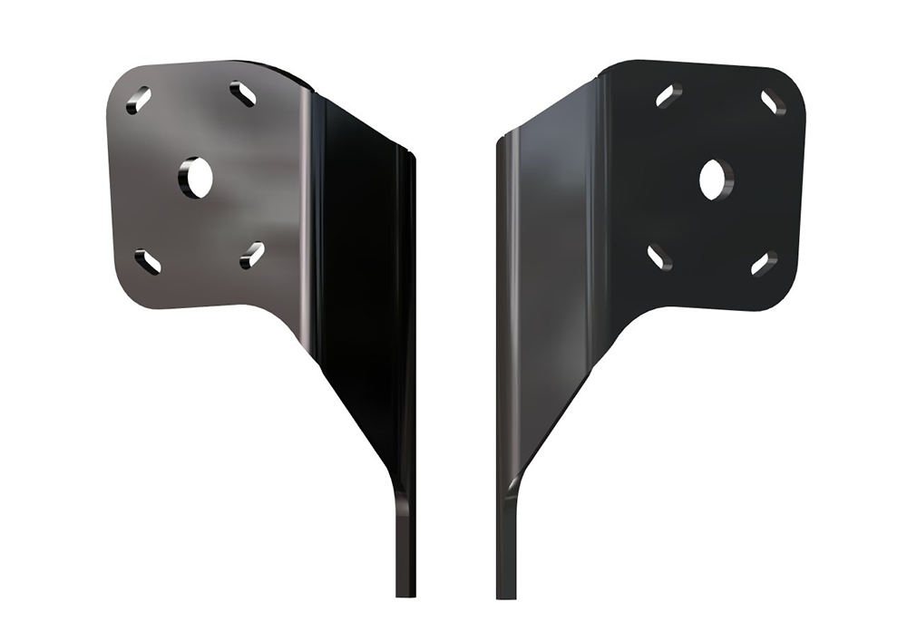 Dual Braced S-N2-6 Adapter Plate Kit (Black)