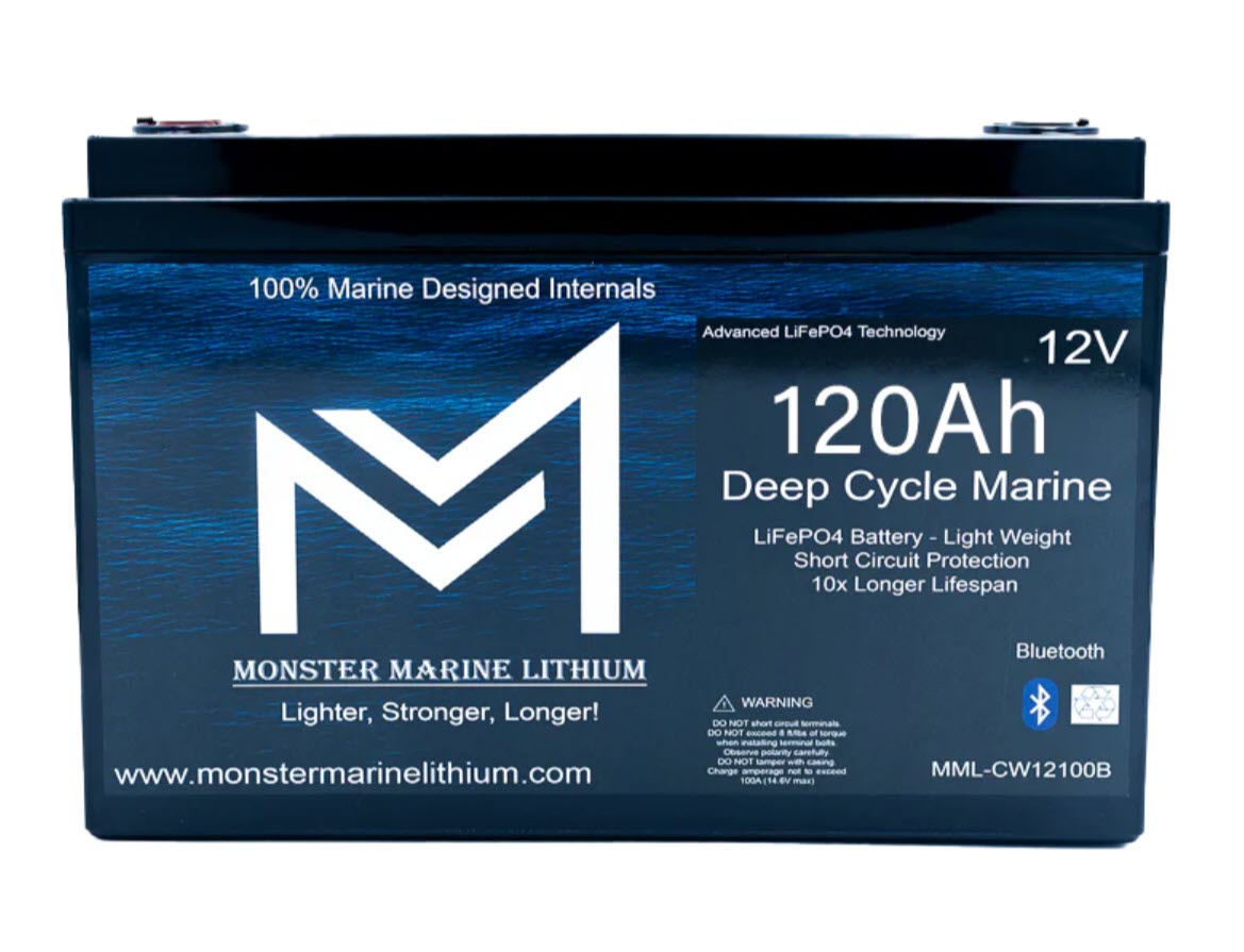 Monster Lithium 12v 120Ah Deep Cycle