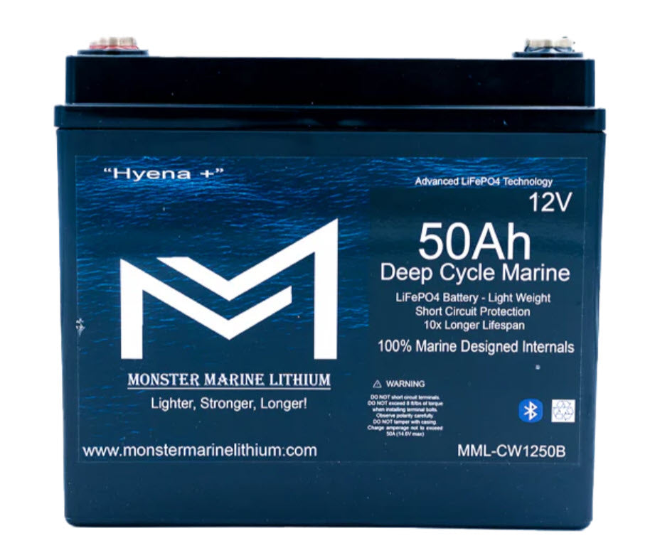 Monster Marine 12V 50Ah Bluetooth