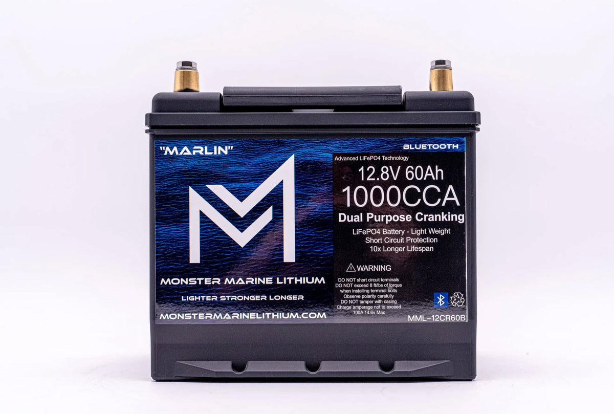 12v Lithium Cranking 60Ah 1000CCA - "Marlin"