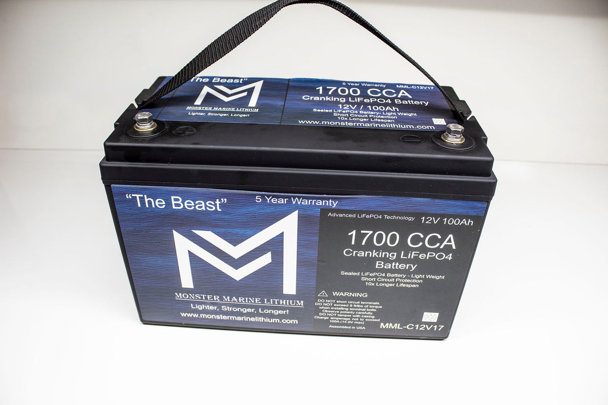 Monster Marine 12V 100Ah 1700CCA - The Beast