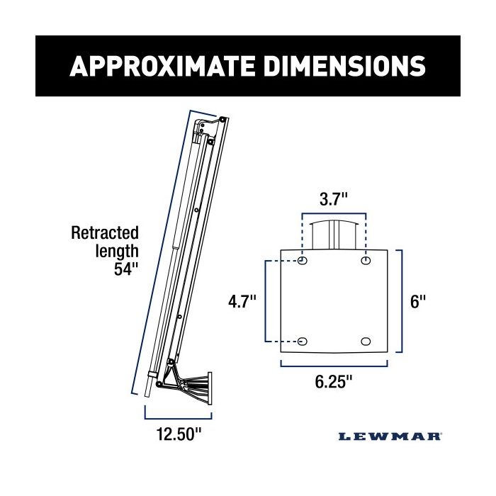 Lewmar Vector Anchor - 8FT White