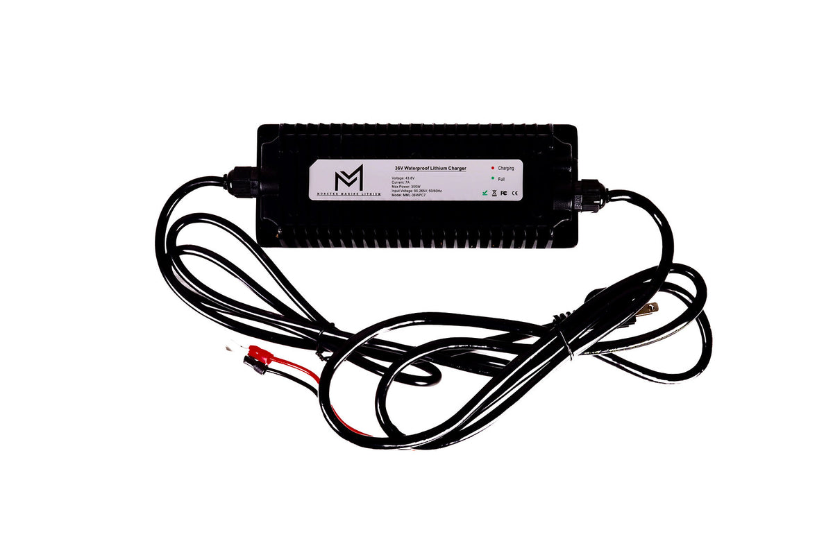36V 7A Waterproof Lithium Battery Charger