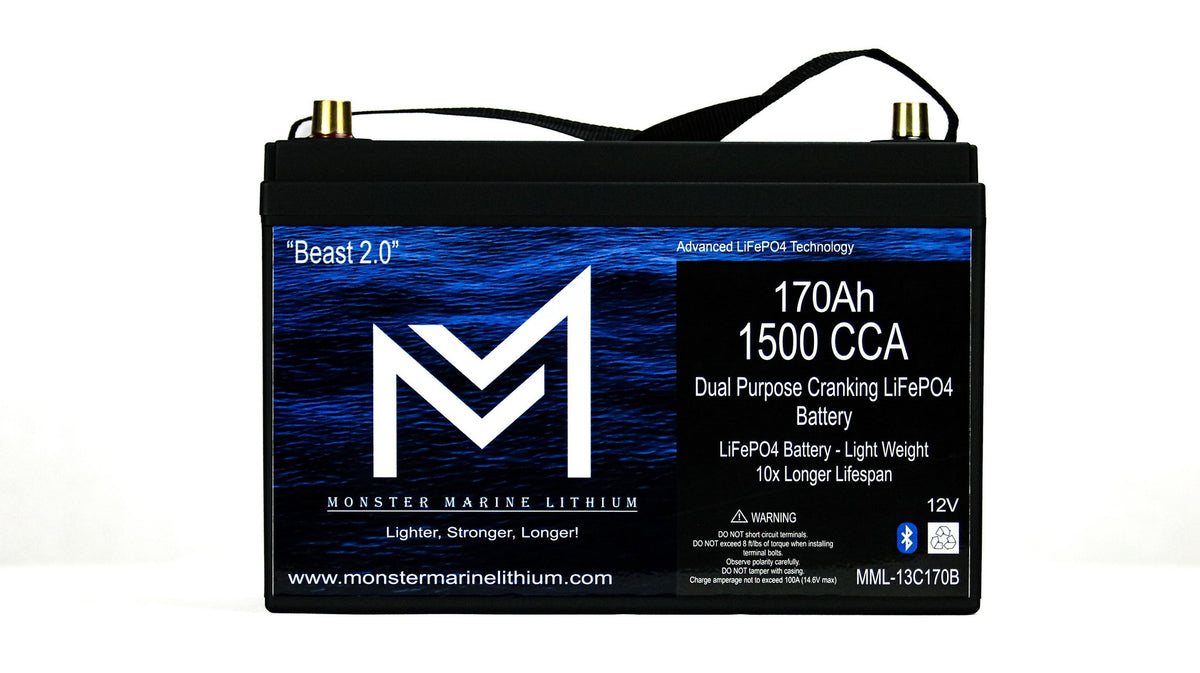 Monster Marine 12V 170Ah 1500CCA - Beast 2.0