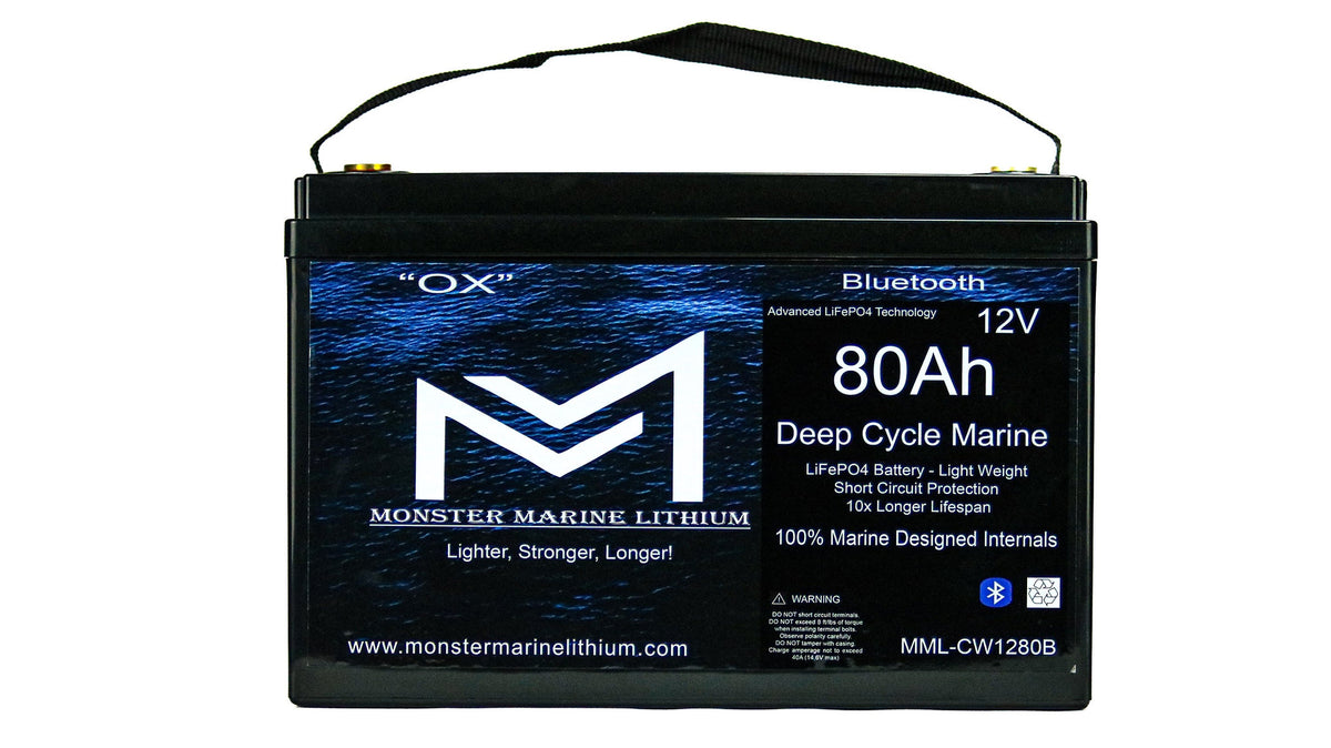 Monster Marine 12V 80Ah Bluetooth