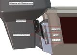 Starboard Side S-2-6 White Adapter Plate