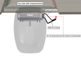 Braced S-2-2 Black Adapter Plate - Starboard Side