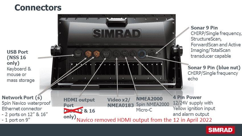 Simrad NSS12 evo3s Combo MFD