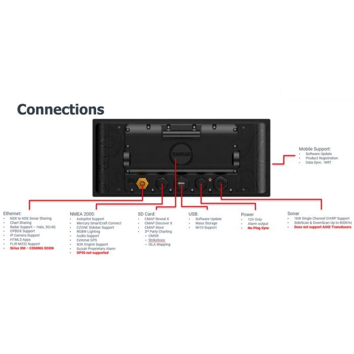 Simrad NSX3012UW w/ 3-in-1