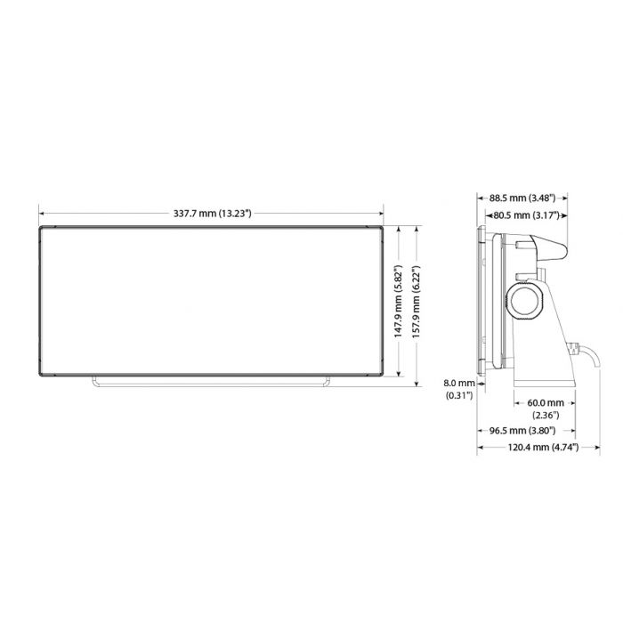 Simrad NSX3012UW w/ 3-in-1