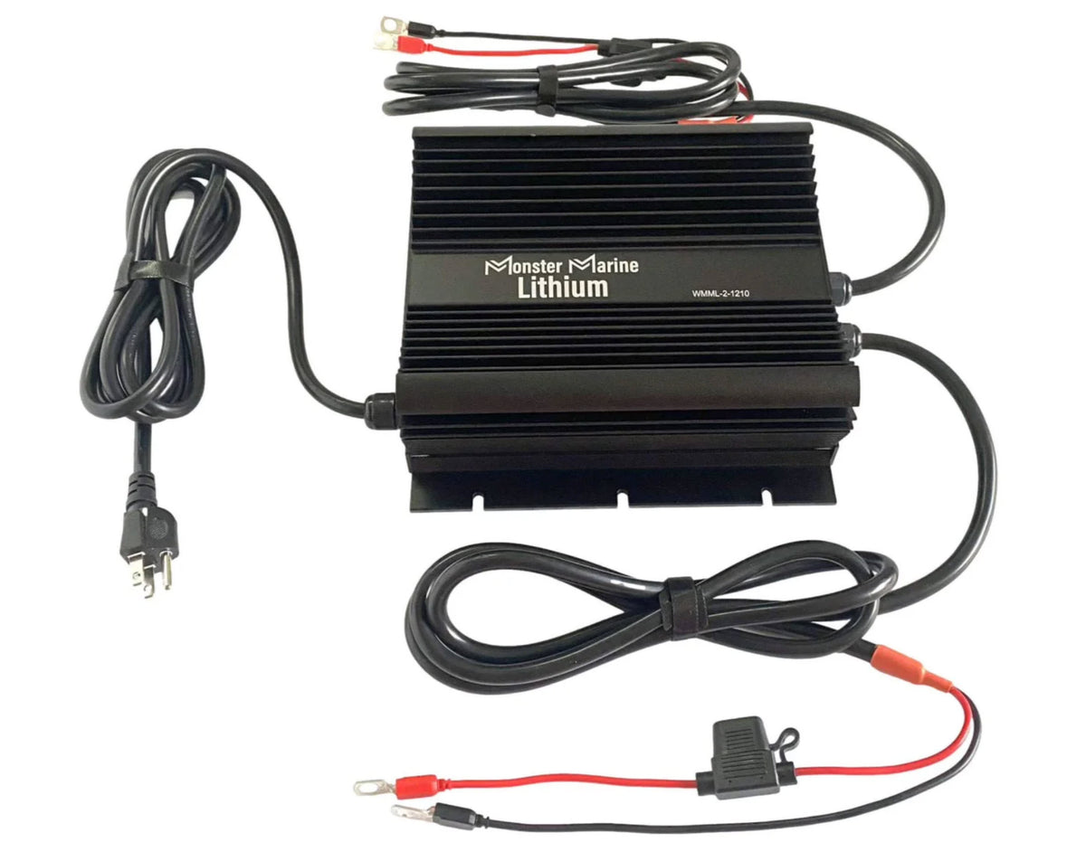 12v 2-Bank Lithium/AGM Waterproof Charger