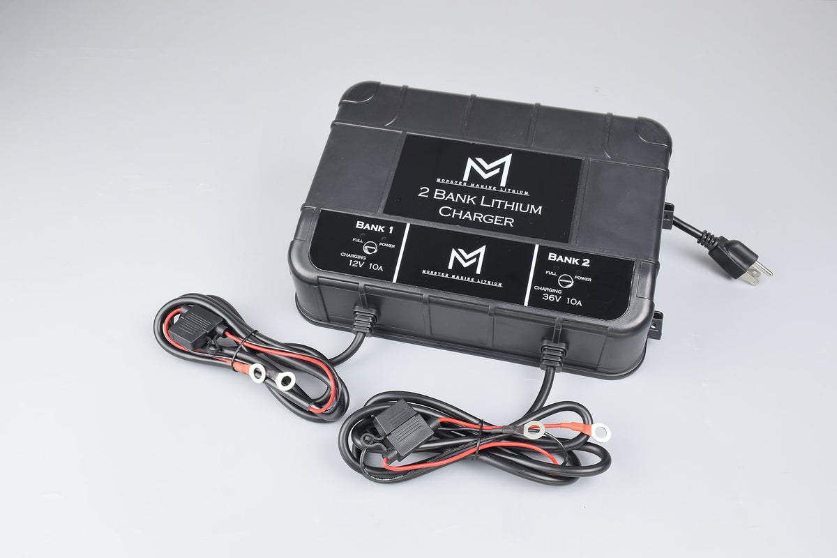 Dual Bank Lithium Charger 12v / 24v