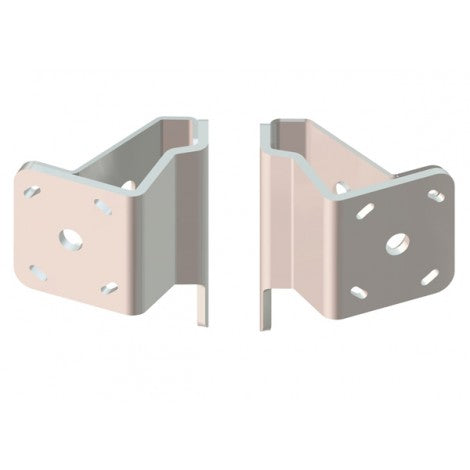 Dual Braced S-2-2 White Adapter Plate Kit