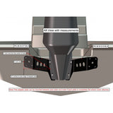 M-8-6 Black Adapter Plate - Dual