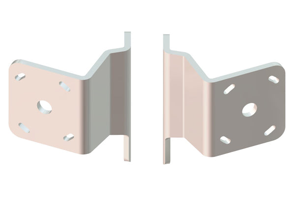 Dual S-2-2 White Adapter Plate Kit