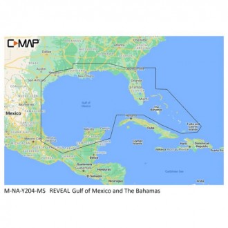 C-MAP Reveal Coastal Gulf of Mexico and Bahamas