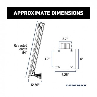 Lewmar Vector Anchor - 8FT Black
