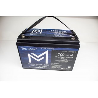 Monster Marine 12V 100Ah 1700CCA - The Beast Monster Marine 12V 100Ah 1700CCA - The Beast