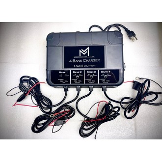 4 Bank Lithium and AGM Charger