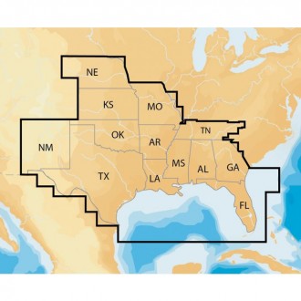 Navionics Nav Plus South MSD Regional Lakes And Coastal