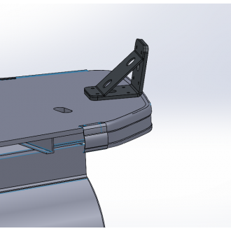 Pontoon Deck Mount PKB-D-0-4-U-WT