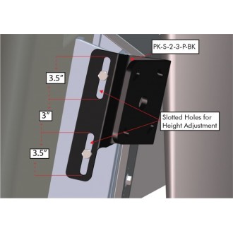 Port Side S-2-3 Black Adapter Plate