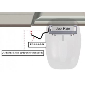 Port Side S-2-3 Black Adapter Plate