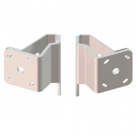 Dual Braced S-2-2 White Adapter Plate Kit
