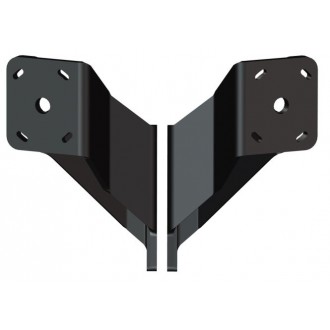 Dual Braced S-2-8 Black Adapter Plate Kit