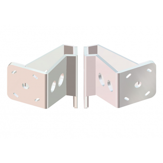 Dual Braced S-5-4 White Adapter Plate