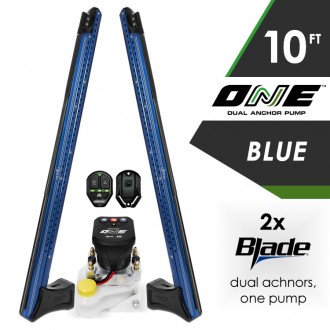 Dual 10FT Blue Power-Pole Blades - ONE Pump Dual 10FT Blue Power-Pole Blades - ONE Pump