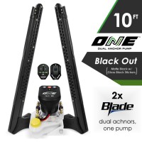 Dual 10FT Black-Out Power-Pole Blades - ONE Pump