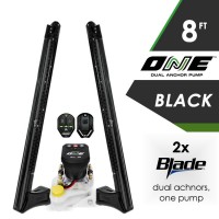 Dual 8FT Black Power-Pole Blades - ONE Pump