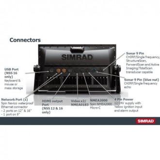 Simrad NSS9 evo3s Combo MFD Simrad NSS9 evo3s Combo MFD