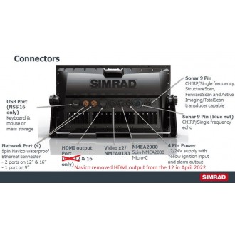 Simrad NSS12 evo3s Combo MFD